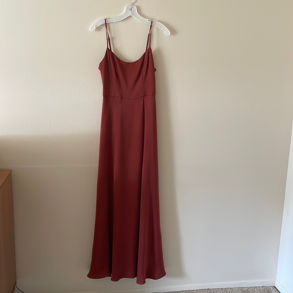 David’s Bridal bridesmaid dress.